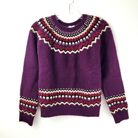 ALYA fair isle sweater - Picture 1 of 7